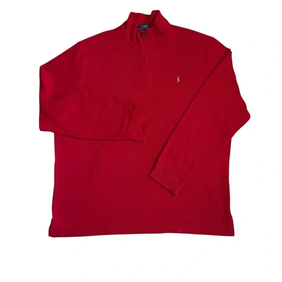 Polo Ralph Lauren Estate-Rib Quarter-Zip Pullover Size XL